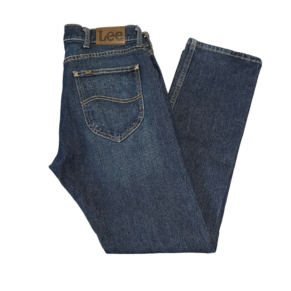 Lee Men’s Slim Fit Dark Denim Jeans Denim Pants. 33 x 30 #1034 - Picture 4 of 7